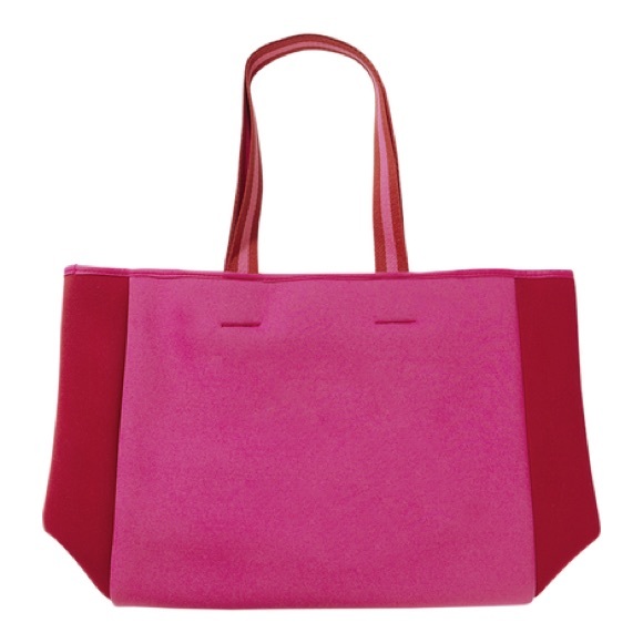 SUMMERSALT Neoprene Beach Tote in Pink/Red - Picture 1 of 4